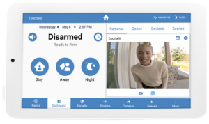 Slimline Touchpad Pro - Facing - Lady