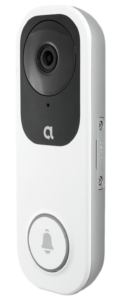 White Doorbell - Left Angle